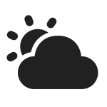 Weather Partly Cloudy Day SVG Icon